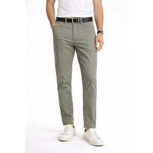 VRST Performance Pants Mens 30x32 Slim Stretch Olive Green/Beige/Grey